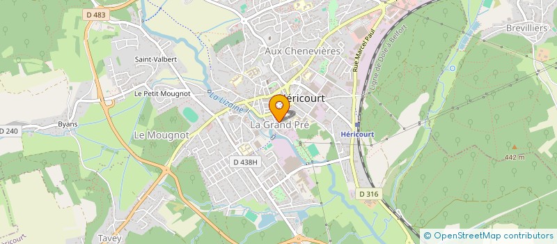 localisation de l'entreprise SIKSTEN  HERICOURT