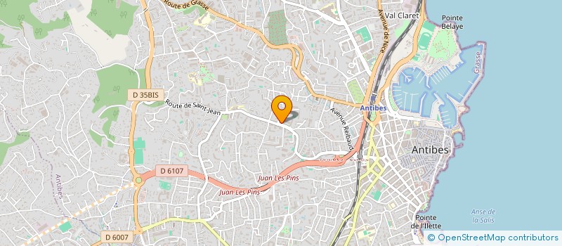 localisation de l'entreprise SIKURGLAS à ANTIBES