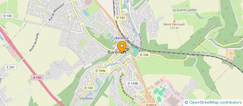 localisation de l'entreprise SIL  BARENTIN