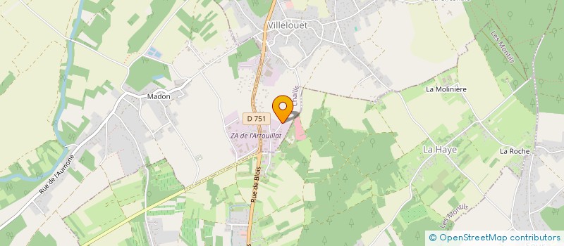 localisation de l'entreprise SIL  LE CONTROIS-EN-SOLOGNE