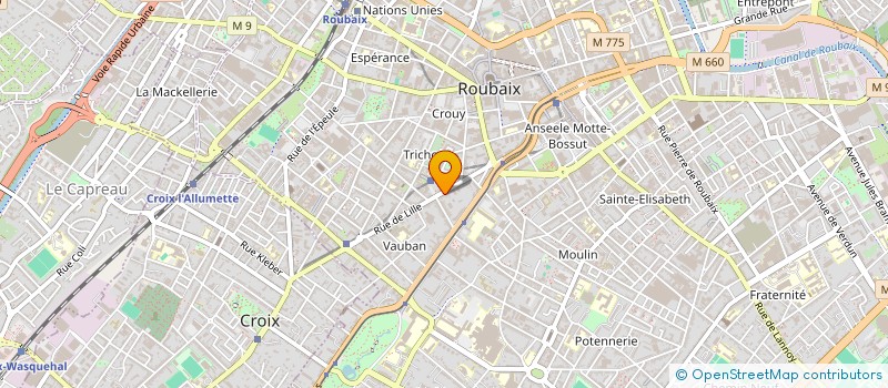 localisation de l'entreprise SIL SARL à ROUBAIX