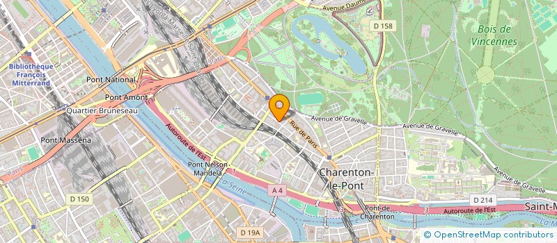 localisation de l'entreprise SIL2A  CRETEIL