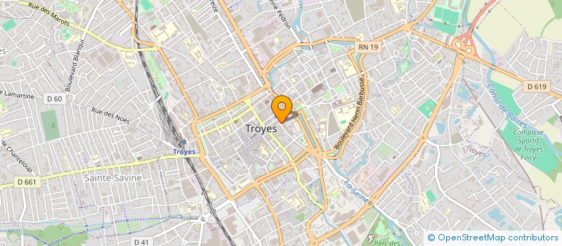 localisation de l'entreprise SILA à TROYES