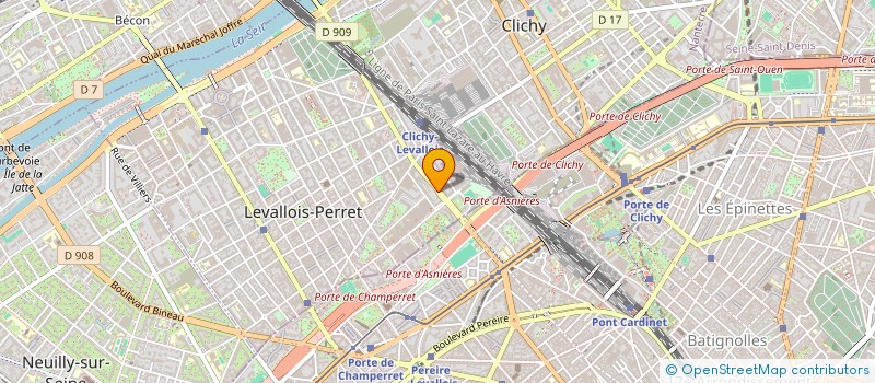 localisation de l'entreprise SILA à LEVALLOIS-PERRET