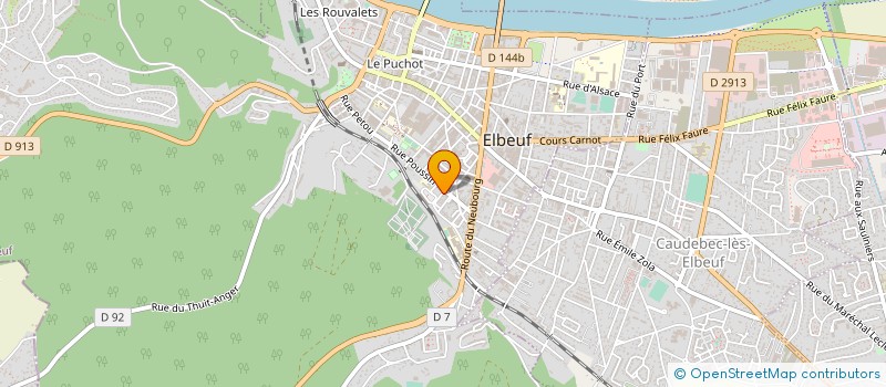 localisation de l'entreprise SILA à ELBEUF