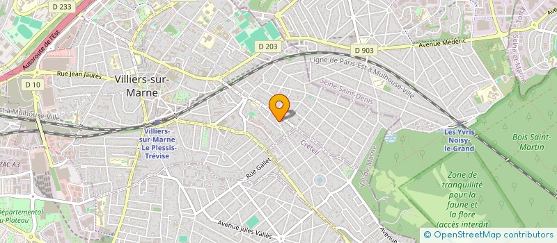 localisation de l'entreprise SILA  VILLIERS-SUR-MARNE