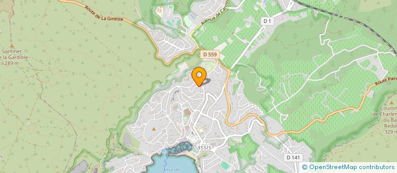 localisation de l'entreprise SILA  CASSIS