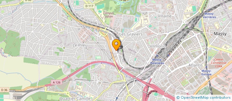 localisation de l'entreprise SILA&CO à MASSY