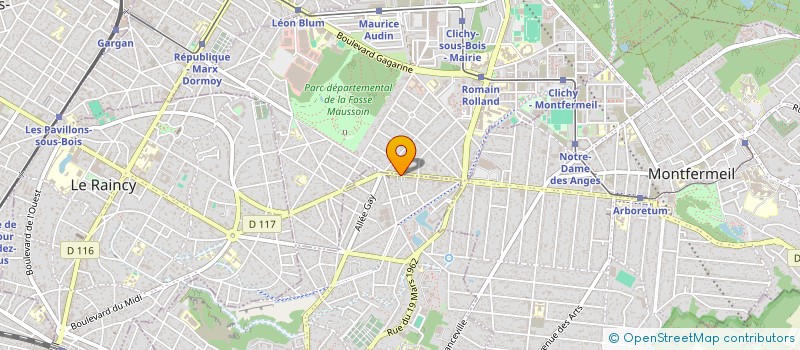 localisation de l'entreprise SILA EXPORT à GAGNY