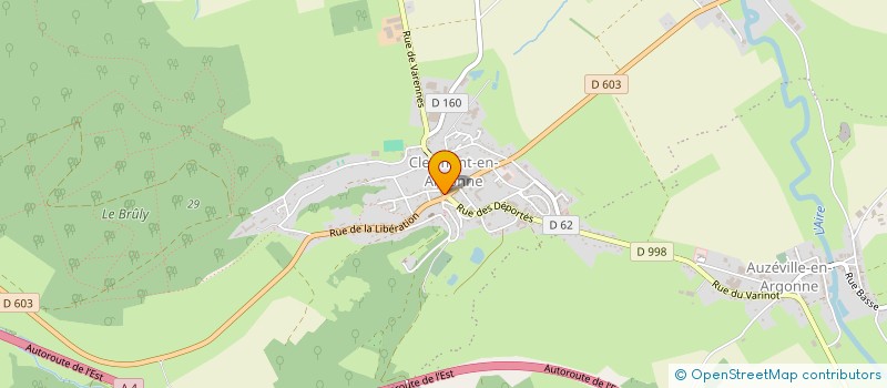 localisation de l'entreprise SILA MELEK RESTAURANT à CLERMONT-EN-ARGONNE