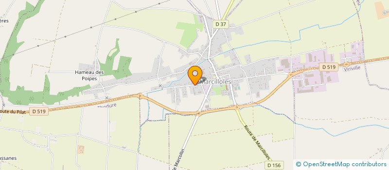 localisation de l'entreprise SILA ROCHETIERE  MARCILLOLES