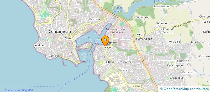 localisation de l'entreprise SILA SOCIETE CIVILE IMMOBILIERE  CONCARNEAU