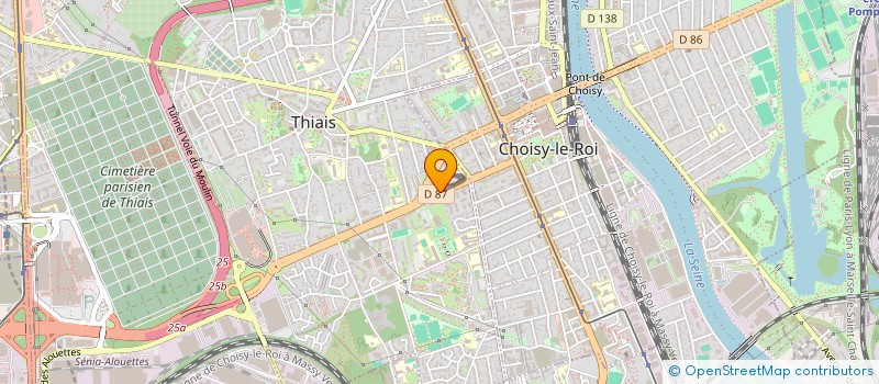 localisation de l'entreprise SILAB  THIAIS