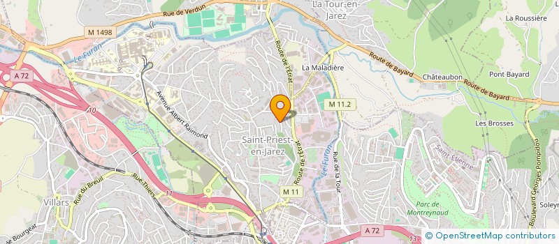 localisation de l'entreprise SILABOZ  SAINT-PRIEST-EN-JAREZ