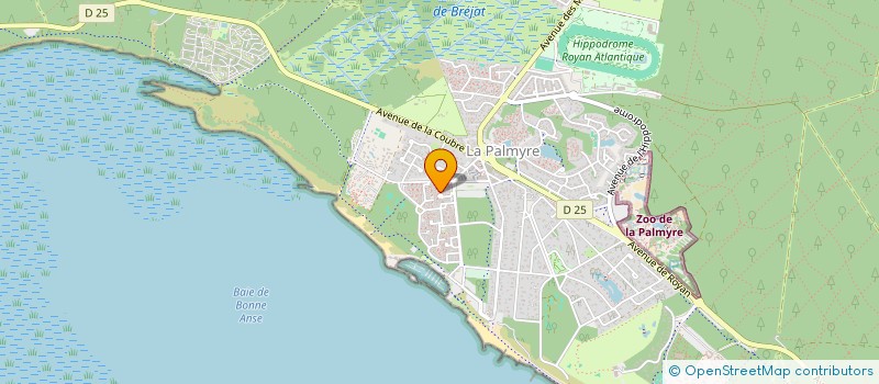 localisation de l'entreprise SILACIOL  SAINT-PALAIS-SUR-MER