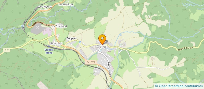 localisation de l'entreprise SILADEN  CLELLES