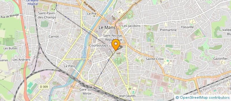 localisation de l'entreprise SILAHO  LE MANS