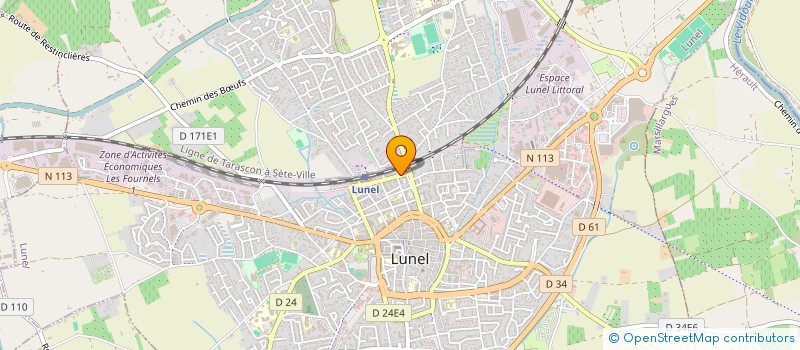 localisation de l'entreprise SILAM  LUNEL