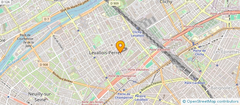 localisation de l'entreprise SILANO SARL à LEVALLOIS-PERRET