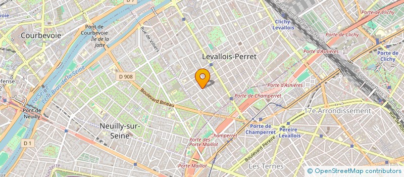 localisation de l'entreprise SILAOS CONSEIL à LEVALLOIS-PERRET