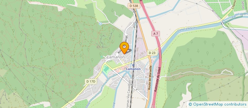 localisation de l'entreprise SILAS à LAMANON