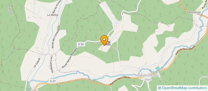 localisation de l'entreprise SILAS  LABASTIDE-DU-VERT
