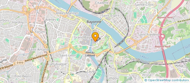 localisation de l'entreprise SILASOL'CAFE à BAYONNE