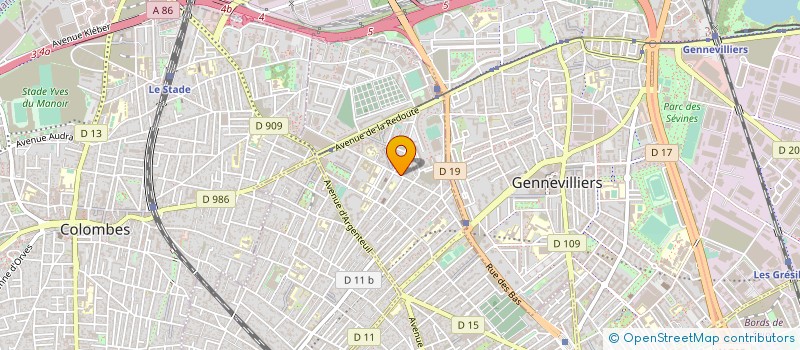 localisation de l'entreprise SILAT-CONSULTING à ASNIERES-SUR-SEINE