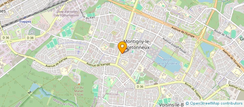 localisation de l'entreprise SILAT DEFENSE  MONTIGNY-LE-BRETONNEUX