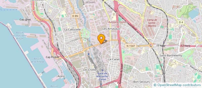 localisation de l'entreprise SILAV à MARSEILLE