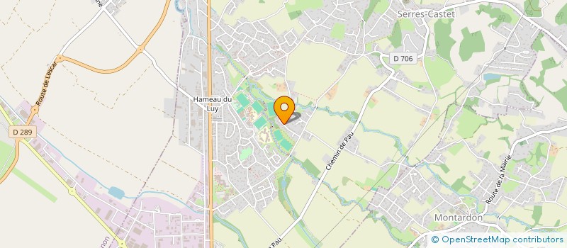 localisation de l'entreprise SILBA  SERRES-CASTET