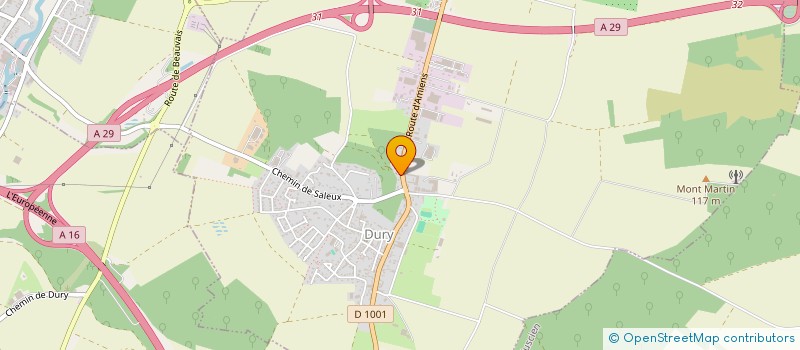 localisation de l'entreprise SILBAT  DURY