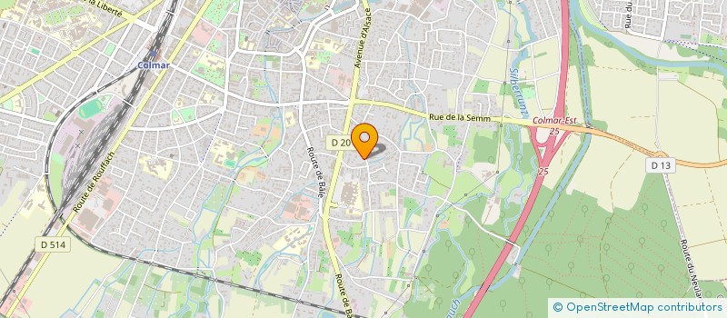 localisation de l'entreprise SILBER  COLMAR