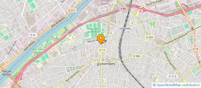 localisation de l'entreprise SILBO RECORDS  COLOMBES
