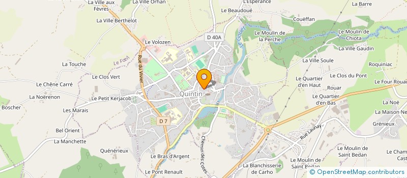 localisation de l'entreprise SILCAM PRO  QUINTIN