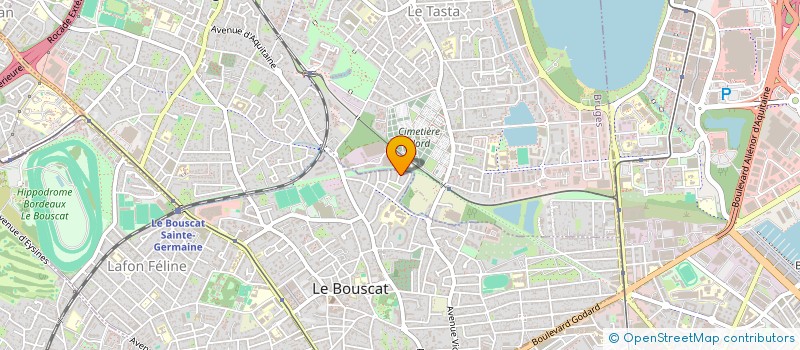 localisation de l'entreprise SILCIA  LE BOUSCAT