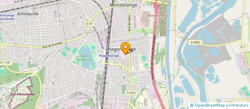localisation de l'entreprise SILCO à HAGONDANGE