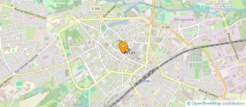 localisation de l'entreprise SILCO NORD à ARRAS