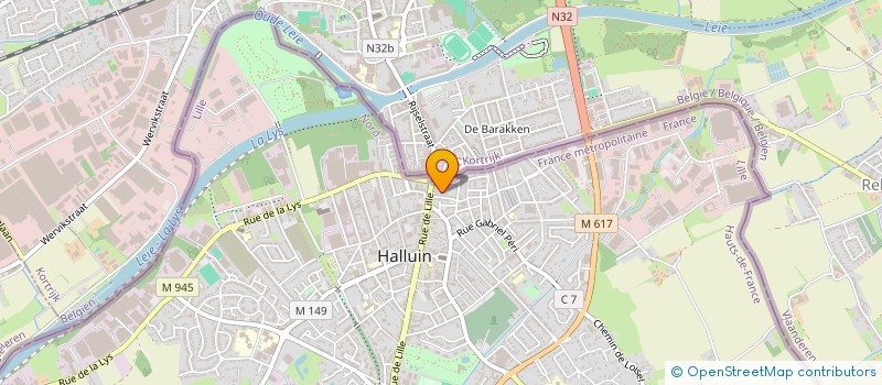 localisation de l'entreprise SILCONE NORD SARL à HALLUIN