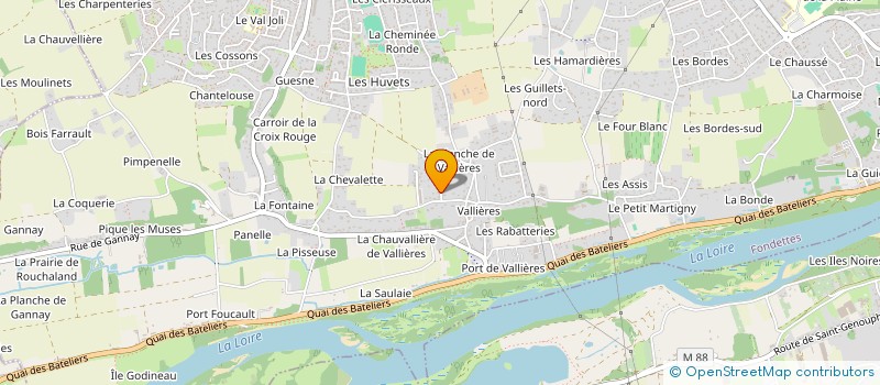 localisation de l'entreprise SILCRINFINITY  FONDETTES