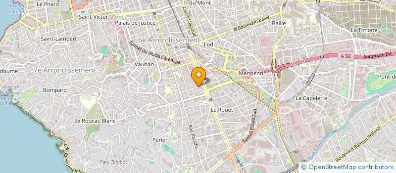 localisation de l'entreprise SILDEV à MARSEILLE