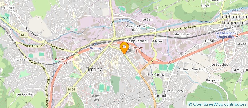 localisation de l'entreprise SILDI  FIRMINY