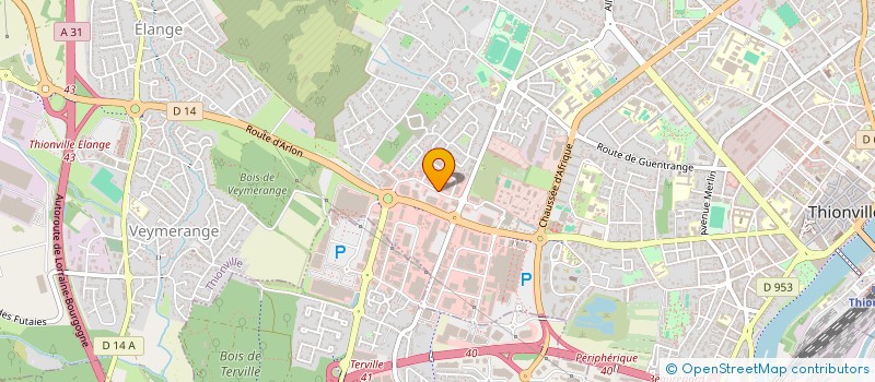 localisation de l'entreprise SILE à THIONVILLE