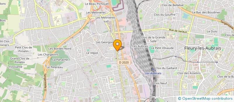 localisation de l'entreprise SILEA  FLEURY LES AUBRAIS