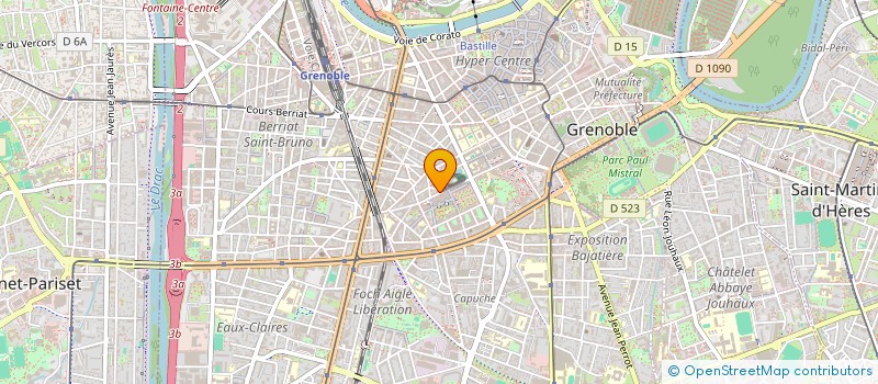 localisation de l'entreprise SILECS  GRENOBLE