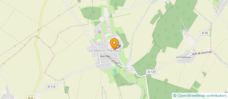 localisation de l'entreprise SILEN'ERGIES  LE MESNIL-THERIBUS