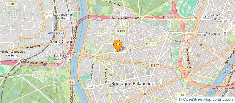 localisation de l'entreprise SILENCE à BOULOGNE-BILLANCOURT
