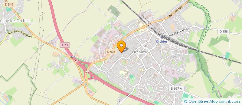 localisation de l'entreprise SILENCE ! BORDEL  ORCHIES