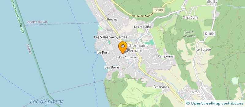 localisation de l'entreprise SILENCE CA COUPE  MENTHON-SAINT-BERNARD