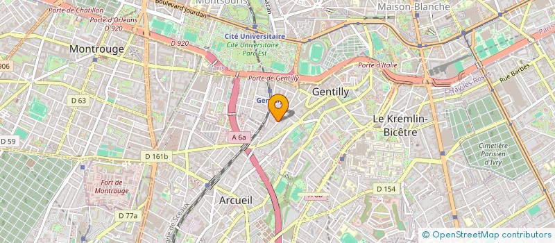 localisation de l'entreprise SILENCE CHIC HOSPITALITY à GENTILLY